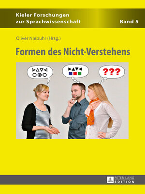 cover image of Formen des Nicht-Verstehens